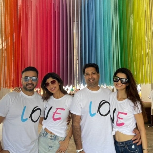 kanksha Malhotra, Raj Kundra and Shilpa Shetty, Rohit Aggarwal