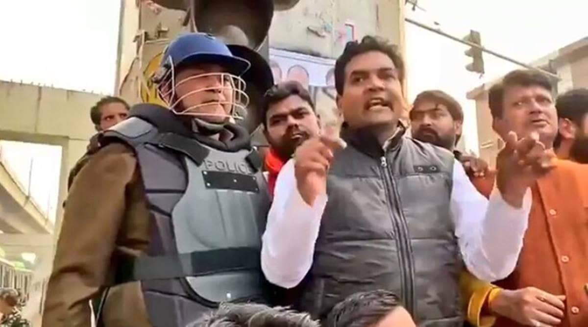 Kapil Mishra, Northeast Delhi riots, Kapil Mishra, speech Kapil Mishra hate speech, indian express news