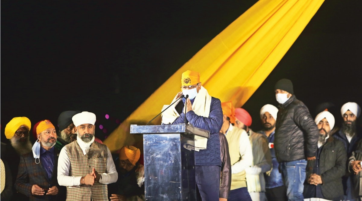 Farmers protest, Arvind kejriwal, AAP, arvind kejriwal to meet farm leaders, aap mahapanchayat, indian express news
