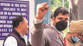 mandeep punia, mandeep punia arrested, mandeep punia farmers protests, mandeep punia singhu border, delhi police, farm laws, indian express news