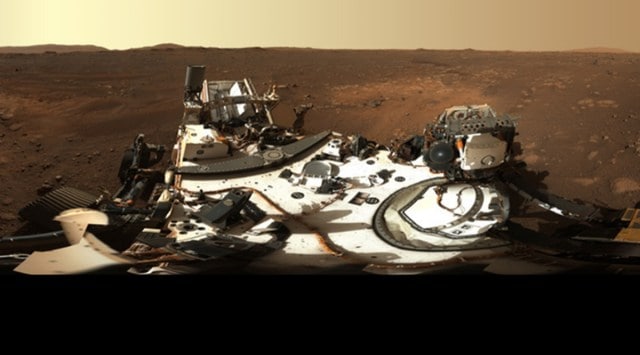 nasa perseverance rover, mars rover mastcam z dual camera, nasa mars panoramic view, jezero crater panoramic view, perseverance rover mars hd images