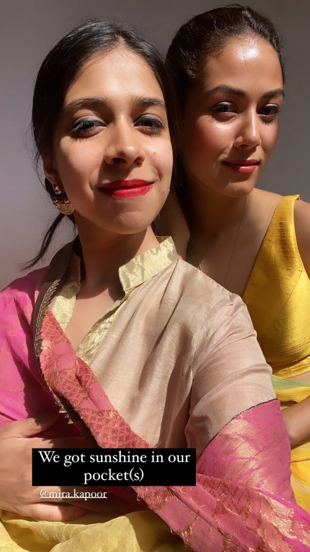 mia with friend