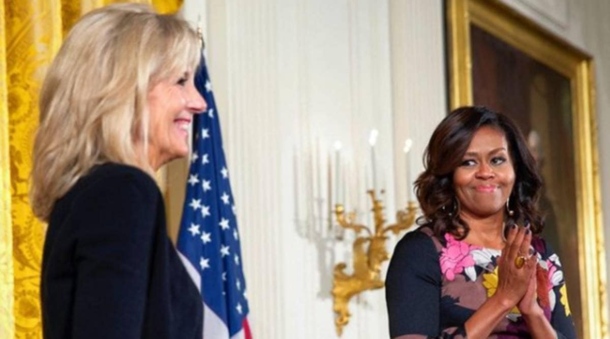 michelle obama, jill biden