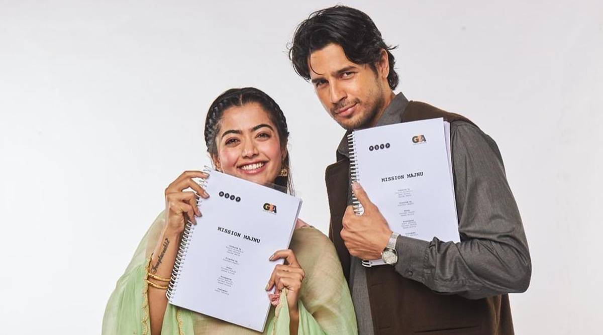 Sidharth Malhotra and Rashmika Mandanna begin filming for Mission Majnu |  Entertainment News,The Indian Express