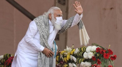 Narendra Modi, Narendra modi in assam, Narendra modi assam rally, assam polls, indian express news