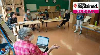 New York schools reopen, New York open schools, coronavirus schools shut, schools open after pandemic, indian express