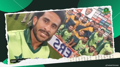 Yashraj Mukhate Pak’s ‘pawri ho rahi hai’, Hasan Ali pawri ho rahi hai, South Africa vs Pakistan, Pakistan meme trend, indian express, indian express news