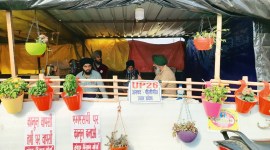 Ghazipur’s protesters, Farmers protest, farm laws, wall of democracy, Delhi news, Indian express news