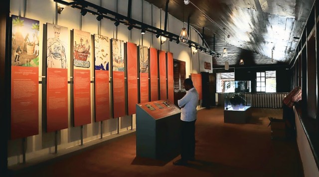 At the Ernakulam District Heritage Museum in Bastion Bungalow at Fort Kochi.