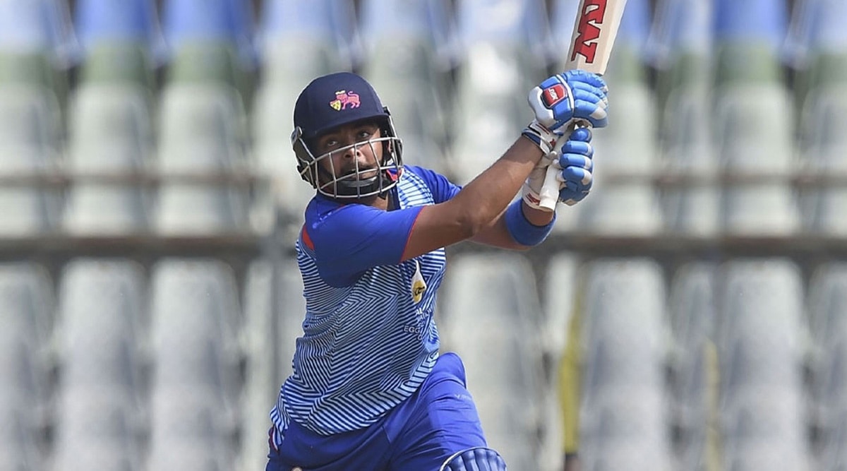 Prithvi Shaw continues dream run Slams 30-ball fifty in final, first to score 800 runs in Vijay Hazare Cricket News