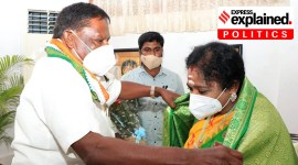 Puducherry floor test, Puducherry vote, Puducherry trust vote, Puducherry news live, V Narayanasamy, Indian Express