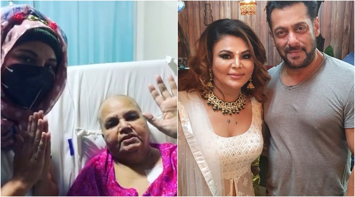 Bollywood Acter Rakhi Sawant All Sex Real Sex - After Rakhi Sawant, her mother thanks Salman Khan from hospital as she  undergoes chemotherapy | Entertainment News,The Indian Express