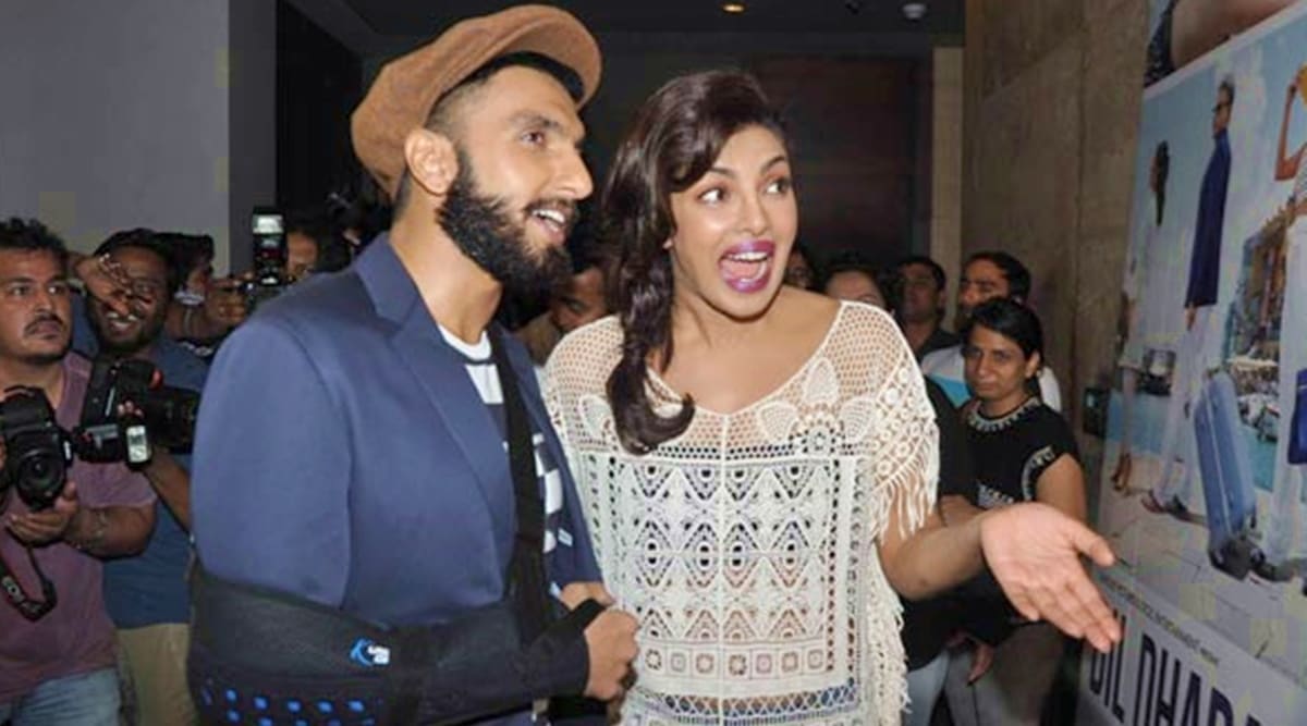 Who stood taller than Ranveer Singh opposite Priyanka Chopra