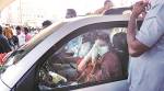 Sasikala discharged, sends a signal from Jaya’s car with ADMK flag