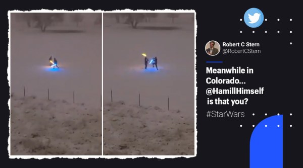 star wars, star wars fight colorado snow, men fight colorado snow, lightsaber fight colorado, viral videos, indian express