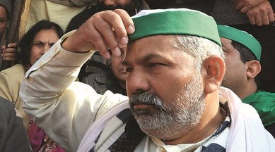Rakesh Tikait, farm bills, farmers protest, farmers rally, Bharatiya Kisan Union, Kisan mahapanchayat, Yavatmal kisan mahapanchayat, india news, indian express news