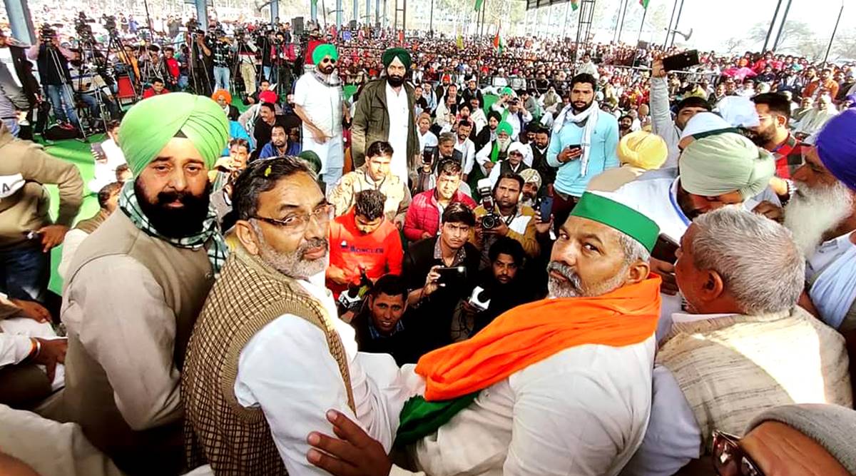 Rakesh Tikait, Kisan Mahapanchayat Pehowa, Rakesh Tikait Kurukshetra speech, Rakesh Tikait haryana mahapanchayat