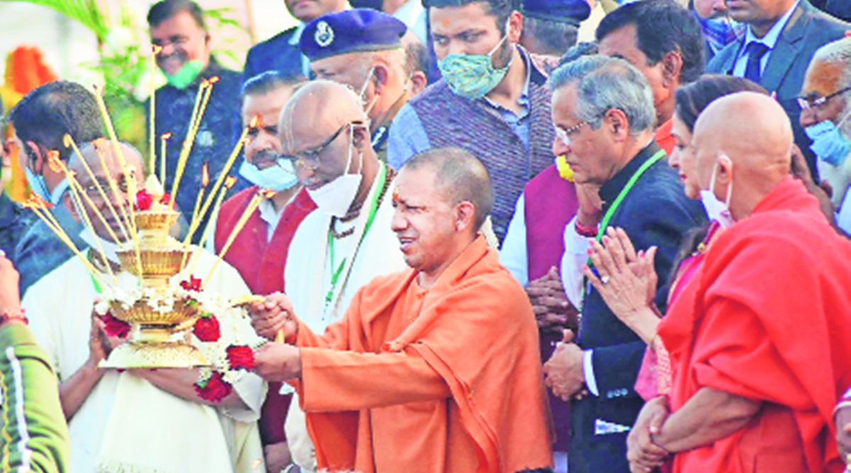 yogi adityanath, Mathura, Mathura development, Ayodhya, lucknow news, Indian express news