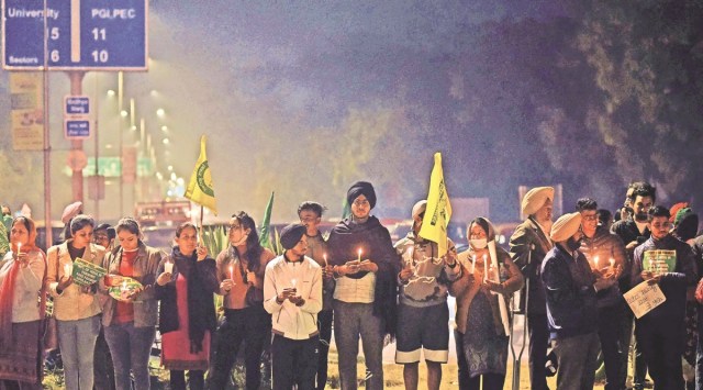 Standing their Ground: Increasing number of Tricity students, youth show solidarity with farmers