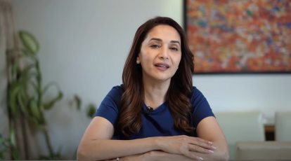 414px x 230px - Madhuri Dixit shares her haircare routine; watch video | Life-style News,  The Indian Express