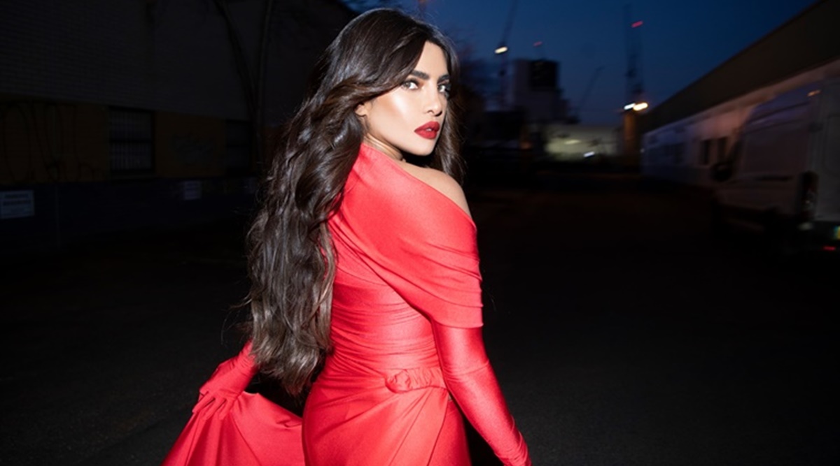 priyanka chopra red dress See the Red Dior Dress Priyanka Chopra Wore for Her Indian Wedding Reception