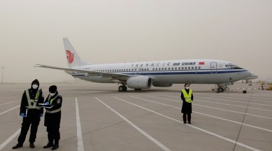 Beijing sandstorm, China sandstorm, Beijing hazardous sandstorm, China news, Beijing new, world news, indian express