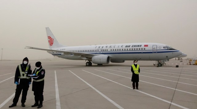 Beijing sandstorm, China sandstorm, Beijing hazardous sandstorm, China news, Beijing new, world news, indian express