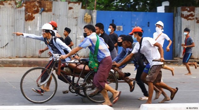 european union, myanmar news, myanmar coup, myanmar anti coup protest, myanmar protest news, myanmar junta, world news, indian express