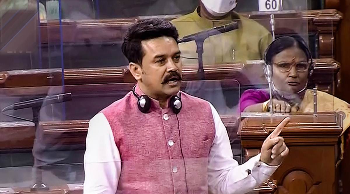 lok sabha, lok sabha news, anurag thakur, pm cares fund, adhir ranjan chowdhary, PMNRF, Indian express