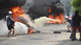 Myanmar security forces, Myanmar forces, Myanmar protest, Myanmar news, Myanmar funeral, world news, indian express