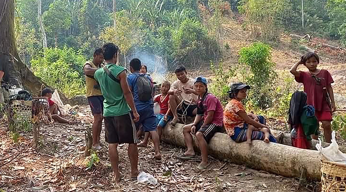 Thousands Flee Into Thailand Following Myanmar Air Strikes World News The Indian Express