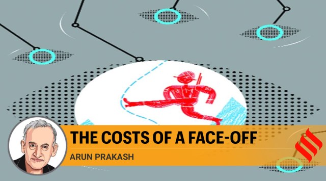 Another cause for India being repeatedly caught flat-footed in crises situations is the strange and ostrich-like reticence, which prevents self-assessment as well as policy-articulation. (Illustration by C R Sasikumar.)