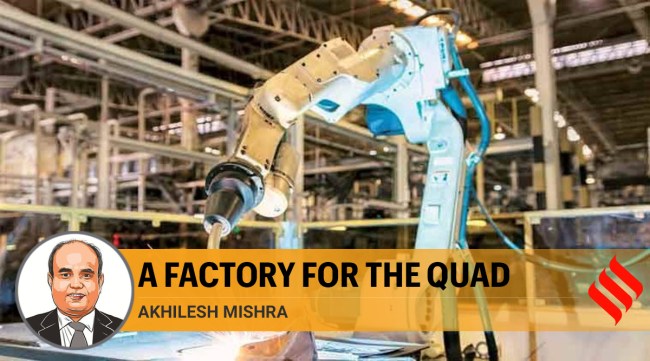The dependence on China’s factories is what kept the grouping of democracies from emerging. India has raised its hand to solve that problem.