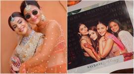 Alia Bhatt all smiles with her girls at friend Rhea Khurana's wedding. (Photo: SP Eastland/Instagram)