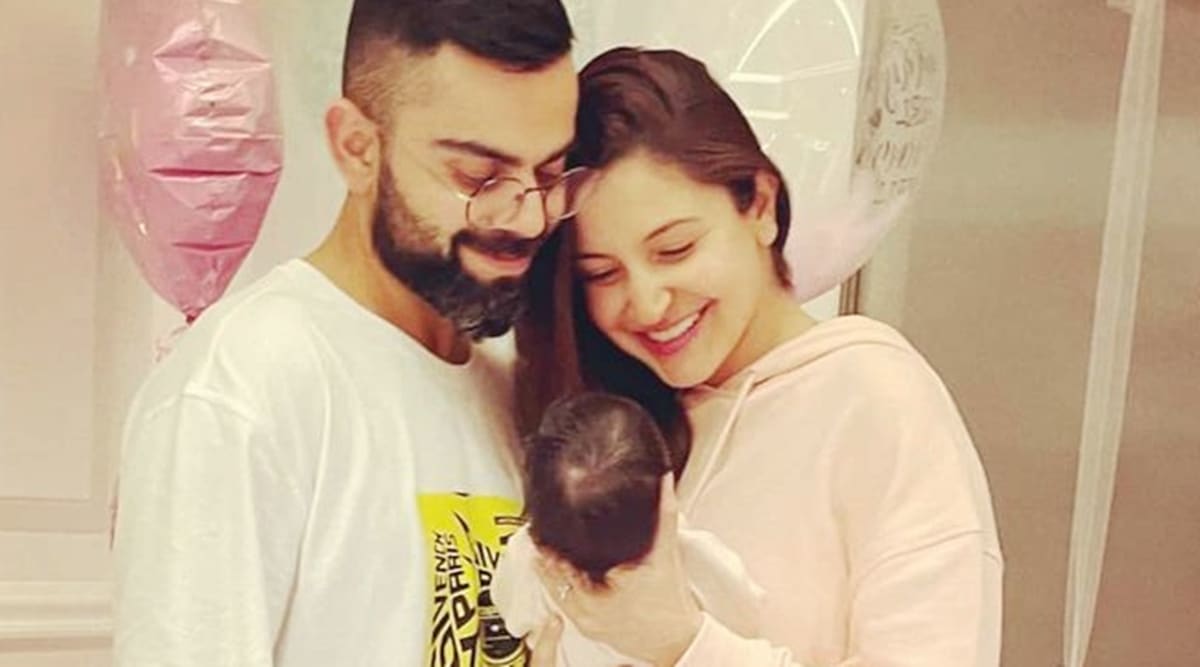 Anushka Sharma Virat Kohli Spotted With Daughter Vamika At Airport