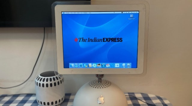 Designed by Jonathan Paul Ive, the iMac G4 remains Apple's most beautiful Mac of all time. (Image credit: Anuj Bhatia/Indian Express)