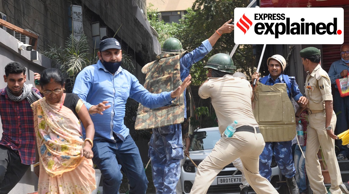 Bihar, Bihar Assembly, Bihar Special Armed Police Bill, Bihar Assembly protests, Bihar Opposition, Indian Express