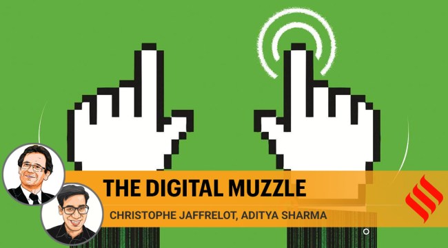 India shuts down its internet far more frequently than any other democracy in the world. (Illustration by C R Sasikumar)