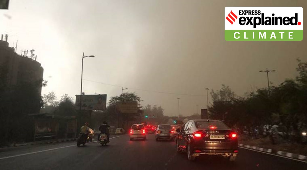 The IMD has recorded a wind speed of about 40-50 kmph in Delhi on Tuesday, officials said, which is helping in transport of dust but preventing temperature from rising further. 
(Representational/File)