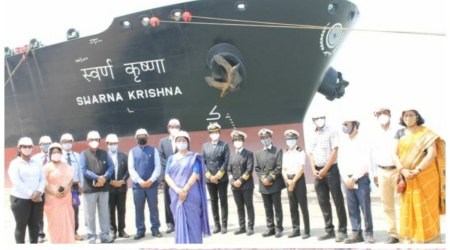 The All Women Officers Sailing was an event to acknowledge and display the capabilities and competence of the Women Officers who were anyway discharging their duties diligently. (Twitter:@shippingcorp)