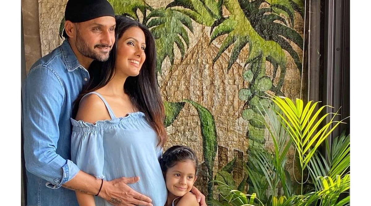 harbhajan singh, geeta basra, harbhajan singh, geeta basra, harbhajan singh geeta basra pregnant, harbhajan singh, indian express, indian express news