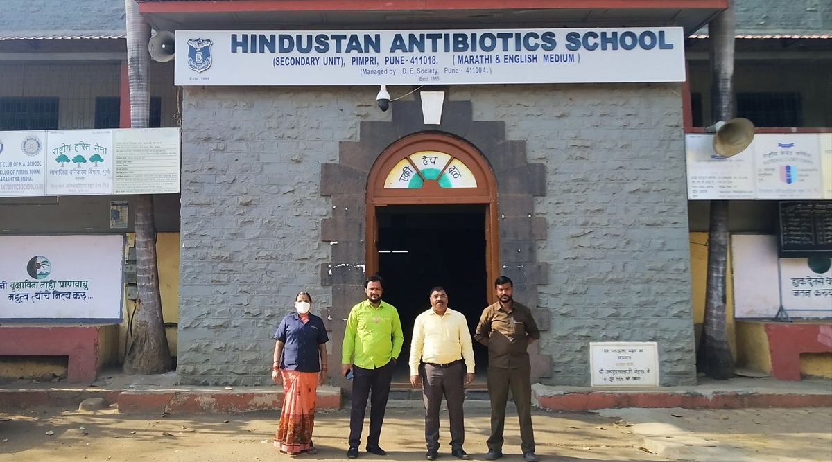 Pimpri school, pimpri ha school, Hindustan Antibiotics Limited, Deccan Education Society, indian express news