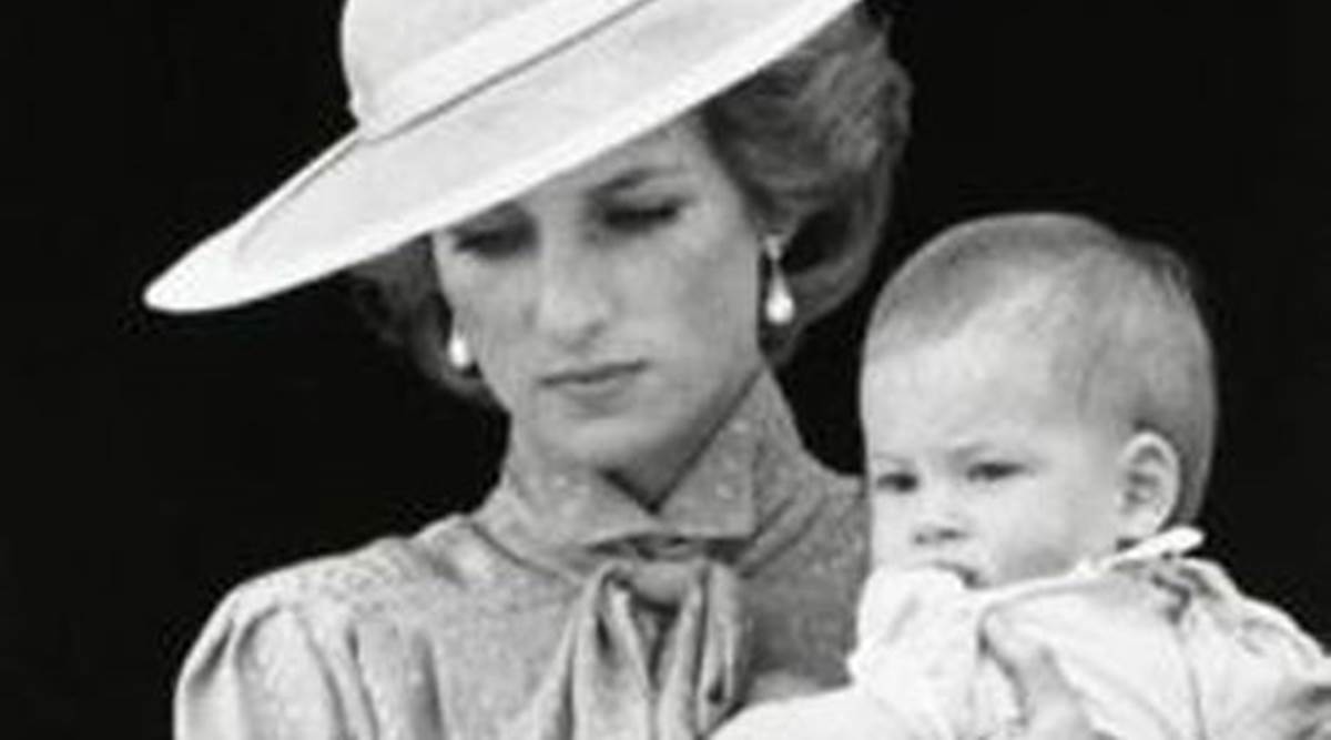 Prince Harry, Princess Diana, UK Mother's Day, Harry's tribute to Princess Diana, Prince William, Diana grave flowers, indian express news