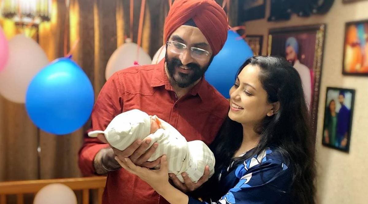 Harshdeep Kaur shares first picture of her son, says 'Thank you from the 3  of us' | Entertainment News,The Indian Express