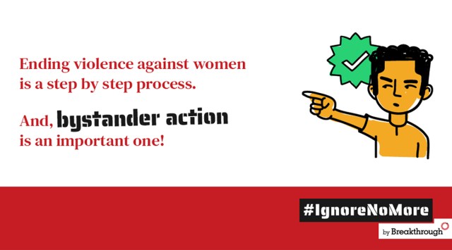 Bystander intervention is a critical tool for preventing violence against women in public and private spaces.