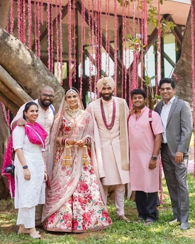 Jasprit Bumrah Sanjana Ganesan marriage