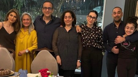 Jaya Bachchan, Karisma Kapoor, Riddhima Kapoor Sahni and others at Nikhil Nanda birthday celebrations