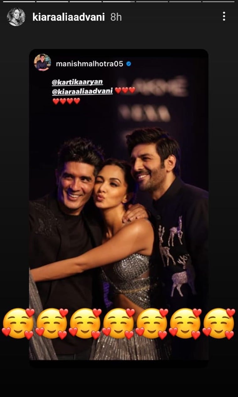 kiara advani kartik aaryan lfw