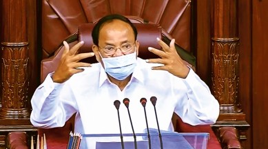 Venkaiah Naidu, Venkaiah naidu loses blue tick, Venkaiah Naidu Twitter, Twitter removes blue badge from Naidu's account, Twitter-Govt spat, India news, Indian express