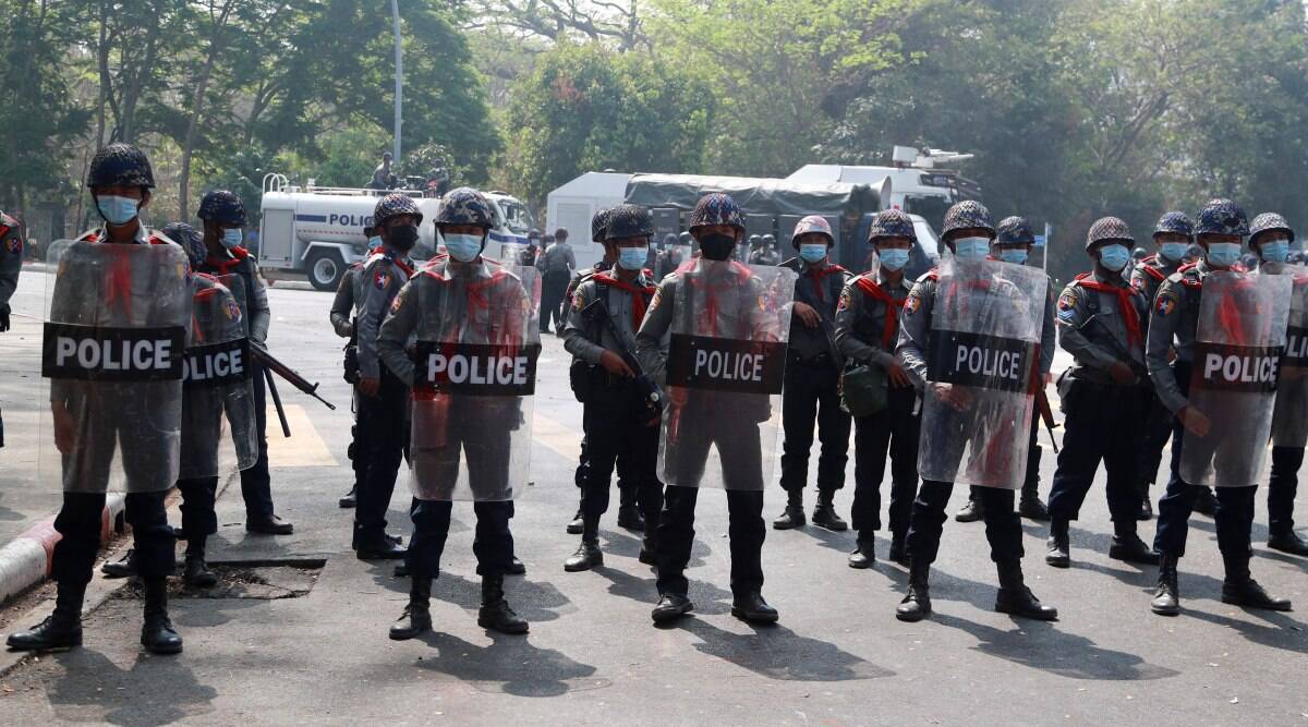 Myanmar security forces have killed at hundreds of people since the coup as it seeks to crush mass protests, according to the Assistance Association for Political Prisoners. (AP)